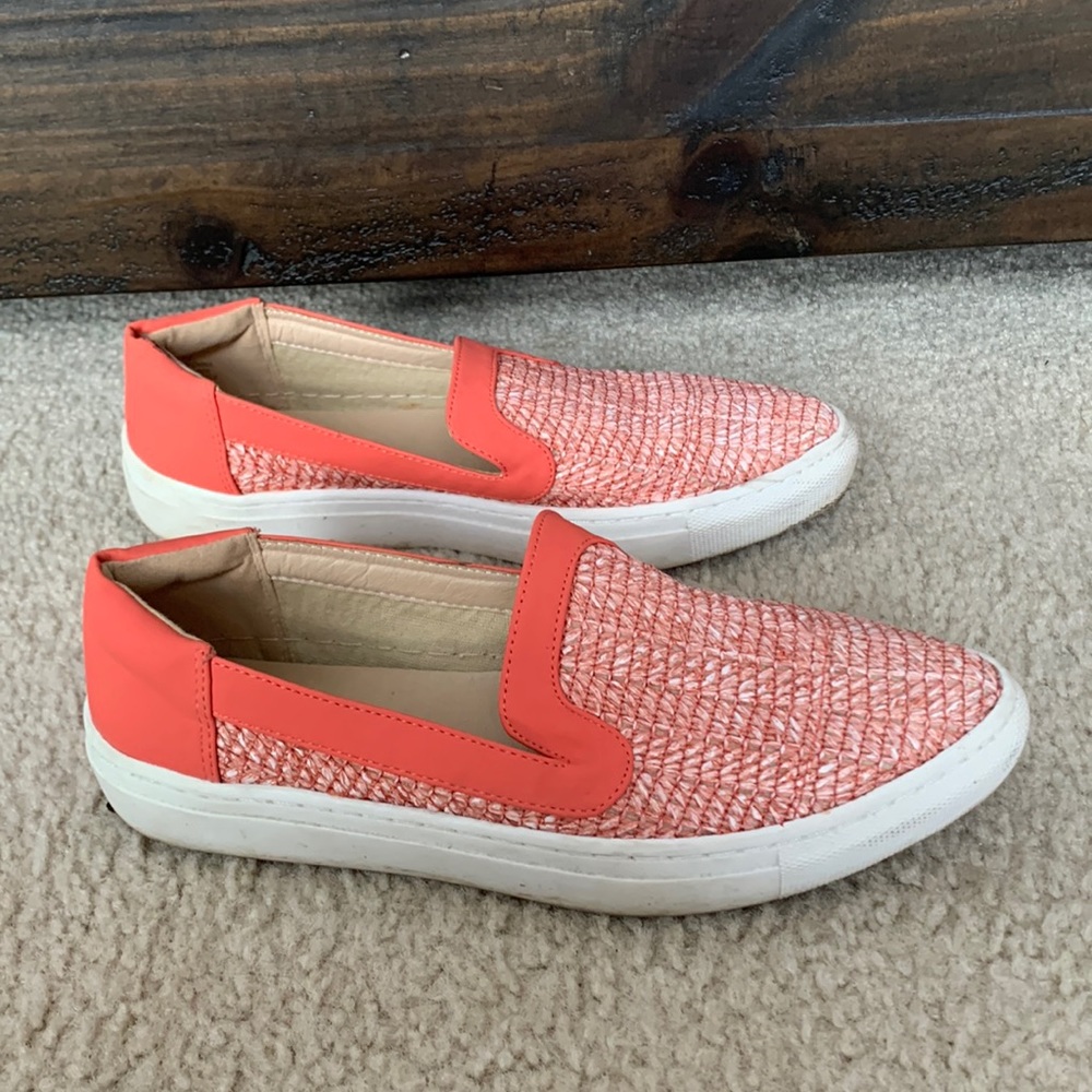 sbicca vintage collection, coral, size 7.5